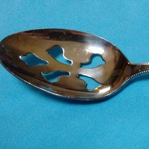 ROYAL ELEGANCE Stainless Slotted Serving Hostess Spoon Interpur Flatware Japan
